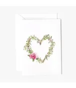 Heart Wreath Mini Notecard