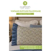 Vintage Ruffled Pillowcase (Downloadable Serger Pattern)