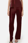 Bristol Silk Pant in Syrah