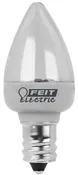 Bpc7/led/can Non-dimmable 1w 120v Candelabra Led Lamp Bulb