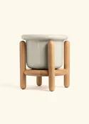 Oat Fat Lip Planter and Stand Combo