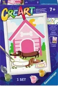 CreArt by Ravensburger ~  Paint-by-Number Dachshund