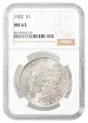 1902 Morgan Dollar NGC MS-63 - Rarcoa | Rare Coin Company of America, Inc