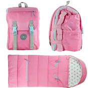 Cosmos Pink Sleep-N-Pack: Packable Sleeping Bag