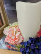 Add Silk Flowers by Candle (designer's choice)
