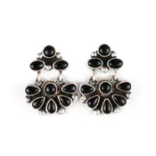 Black Onyx Earrings | Linda Yazzie