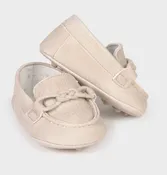 Baby Taupe Loafer Shoes
