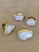 Agate Napkin Rings