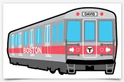 MBTA Red Line Vinyl Sticker