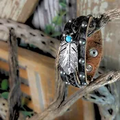 3 Strand Bracelet "Gypsy Spirit" by Cowgirl Confetti CCCUF32