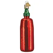 Sriracha Ornament – Old World Christmas Spicy Hot Sauce Gif