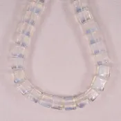 10 mm by 10 mm synthetic opal square beads