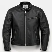 BECK® 732 Northeaster Flying Togs Black Genuine Horsehide Motorcycle Jacket