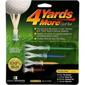 4 Yards More Golf Tee Combo Pack 4 Pack