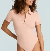Commando® Neoprene Polo Bodysuit