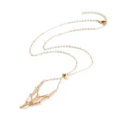 Adjustable Chain Basket Necklace - 20"