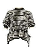 Alexa Sweater in Black White