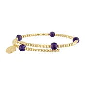 Amethyst Gold-Filled Bead Wrap
