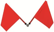 Bolt on Flag Bracket w/ (2) 18" Flags for 36" or 48" Signs