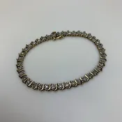 10K Gold Diamond 7.5" Tennis Bracelet (8.3g)