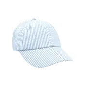 Baseball Hat, Blue Seeersucker (Youth)
