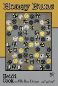 Honey Buns Quilt Pattern ,47in x 57in Using 5in Squares
