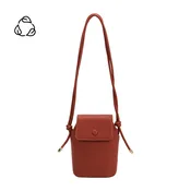 Abigail Rust Red Crossbody Bag