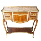 19th Century French Inlaid Kingwood Serving Table
