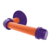 Collection European Style Toilet Tissue Holder Foothills Orange and Purple Edition P-100-ETP