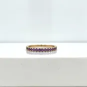 Amethyst Stacking Band — Wm. Effler Jewelers