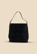 The Chelsea XL -Midnight Suede Tote