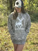 AG Outfitters Big Buck Logo Hoodie Independent Deadwood Tree Camo