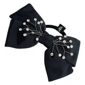 Big Bow Rhinestone Hair Tie