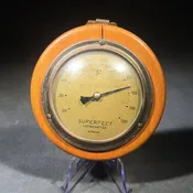 Lot 124 - Vintage Superfect Round Dial Wall Thermometer, Germany, 3-1/8" W