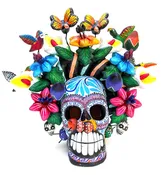 Frida Ceramic Skull