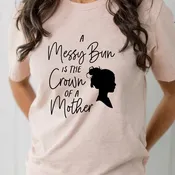 A messy bun