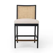 Alexandre Armless Counter + Bar Stool