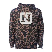 N1 Outdoors® Duck Camo Block Logo Heavyweight Hoodie