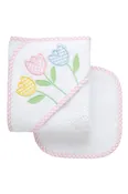 3 Marthas applique hooded towel set NEW