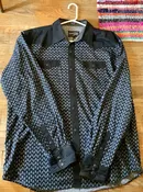 Brad Paisley Men's Moonshine Spirit Western Snap Button Shirt Size XXL Slim fit