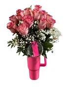 40OZ TUMBLER WITH ROSES