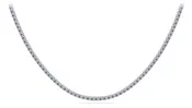 4 Prong Riviera Lab-Grown Diamond Necklace with 35.50 ct.(finished) 5mm