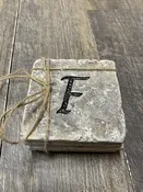 Custom Stone Coasters "F"