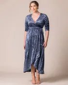 Cara Velvet Wrap Gown - Sale!
