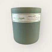 Camino Brands Green Agave Candle Matte Sage Green Glass Jar, 13 oz.