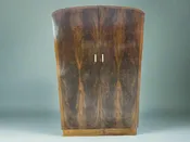 Burl Veneer Linen Wardrobe