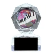 Acrylic Piano Recital Music Trophies