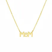 18K GOLD DIPPED PAW PRINT DOG MOM PENDANT DAINTY NECKLACE
