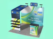 10x10 Portable Trade Show Booth Kit - Tension Fabric Booth Hub