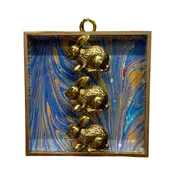 Acrylic Frame With 3 Rabbits / Slight Imperfections (#10853 | 4 x 1")